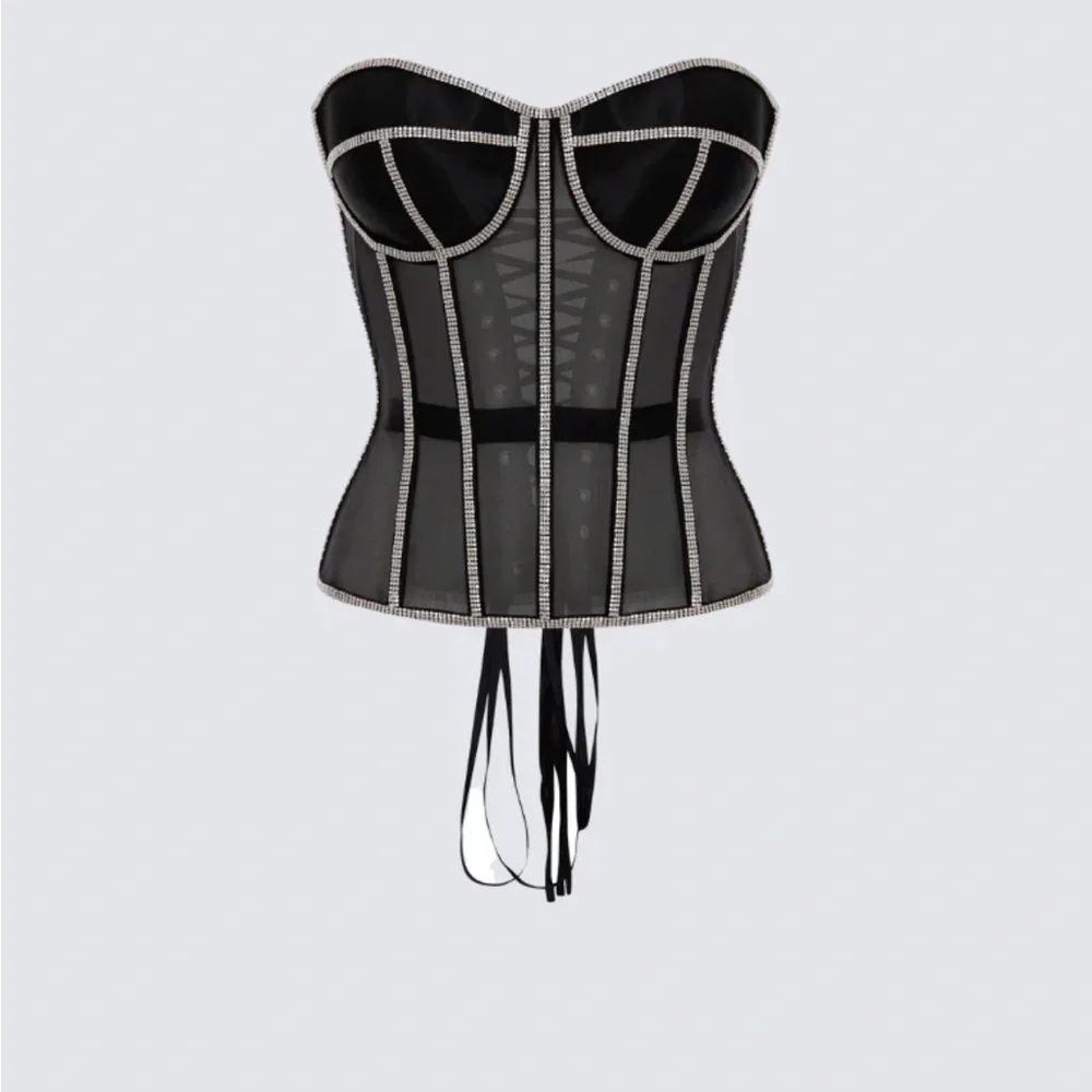Perfect Corset NY Secret Form Bra with Rhinestones - Picture 1 of 7